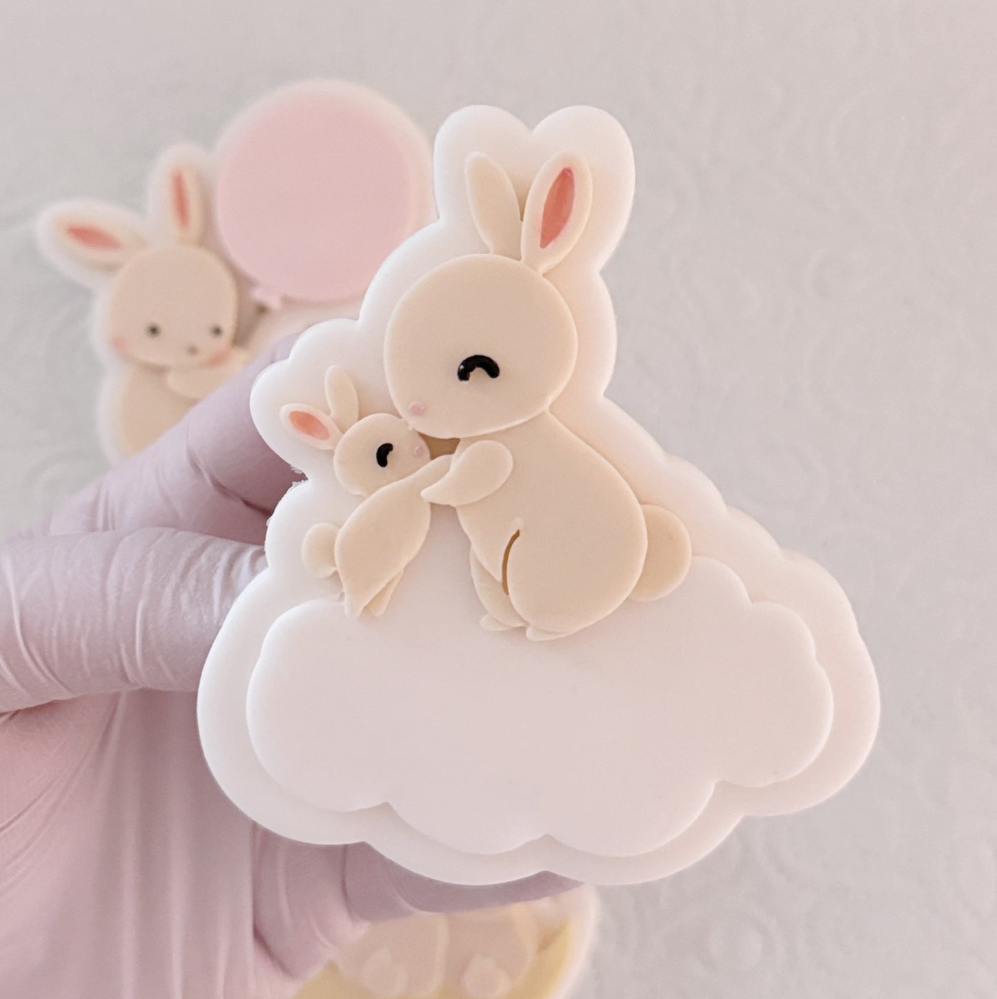 Lapins sur nuage