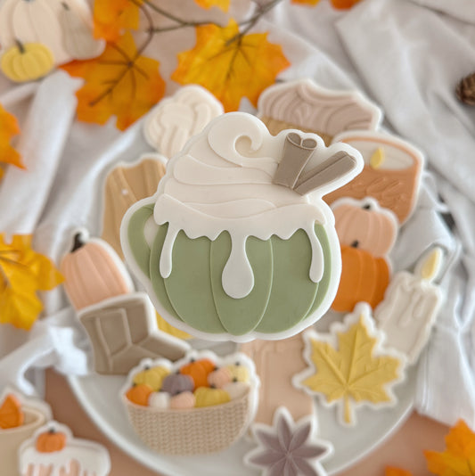 Pumpkin cup with cream