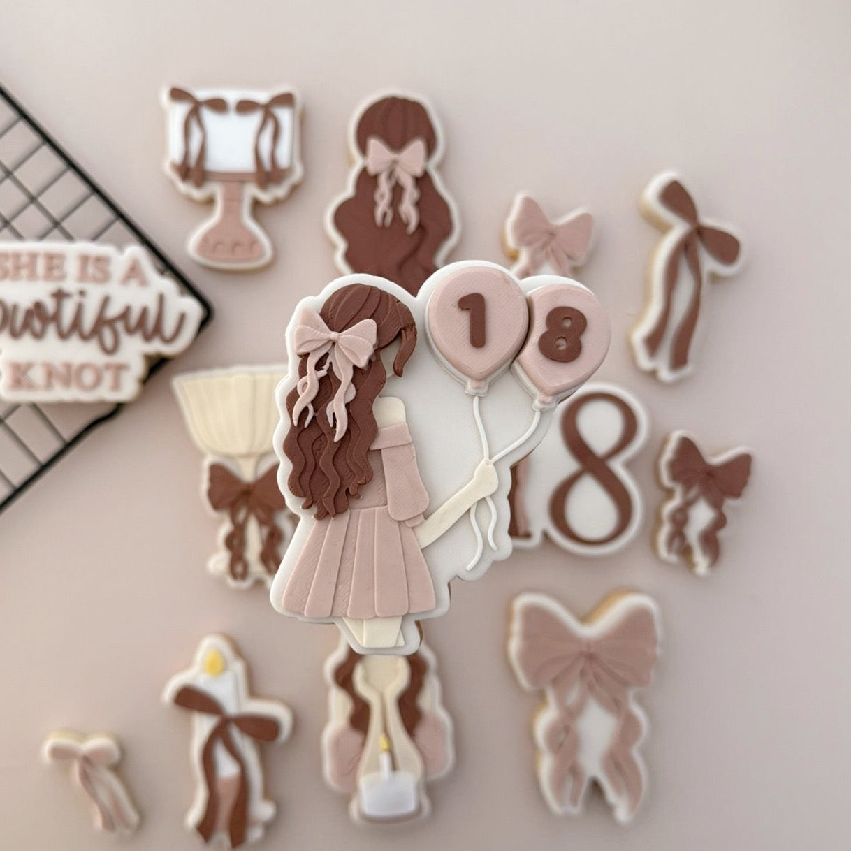 Zahlenpalette in Ballonform